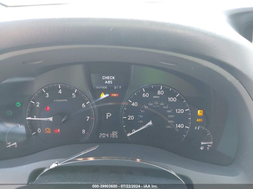 2010 Lexus Rx 350 VIN: 2T2ZK1BA2AC027880 Lot: 39903650