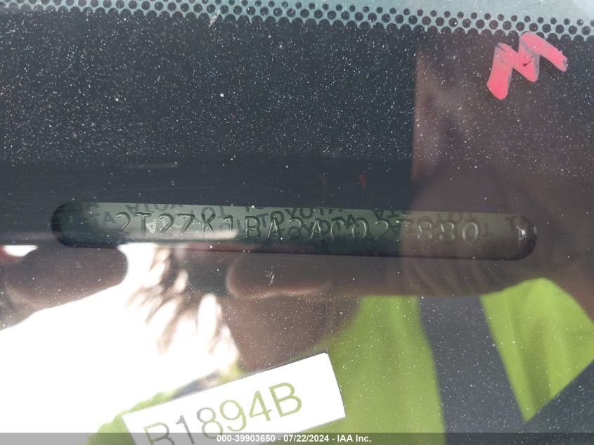 2010 Lexus Rx 350 VIN: 2T2ZK1BA2AC027880 Lot: 39903650