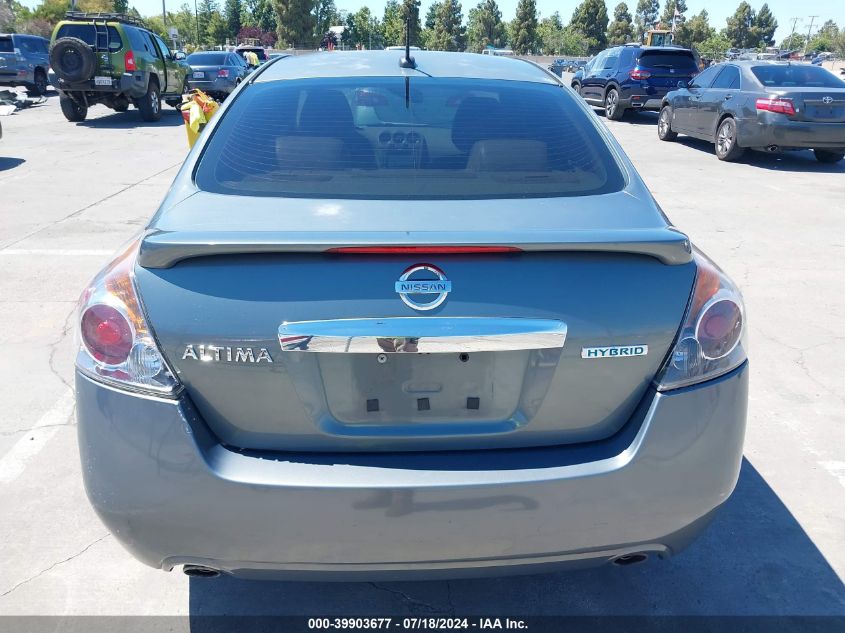 2010 Nissan Altima Hybrid VIN: 1N4CL2AP1AC159479 Lot: 39903677