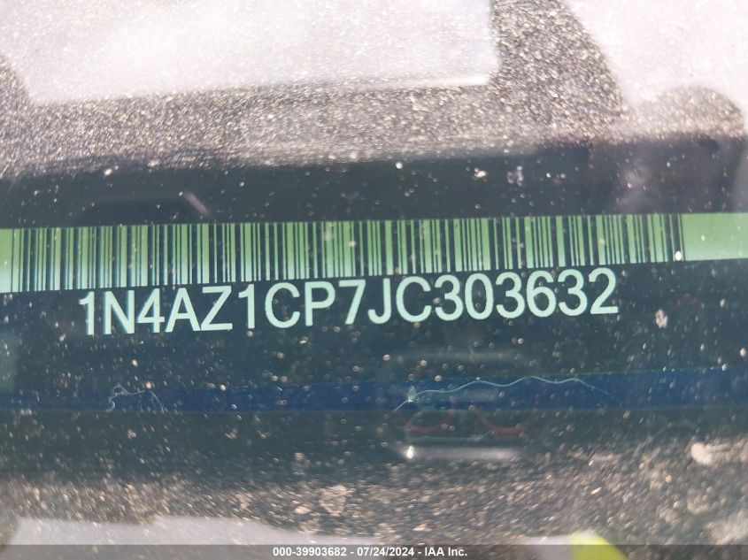 2018 Nissan Leaf S VIN: 1N4AZ1CP7JC303632 Lot: 39903682