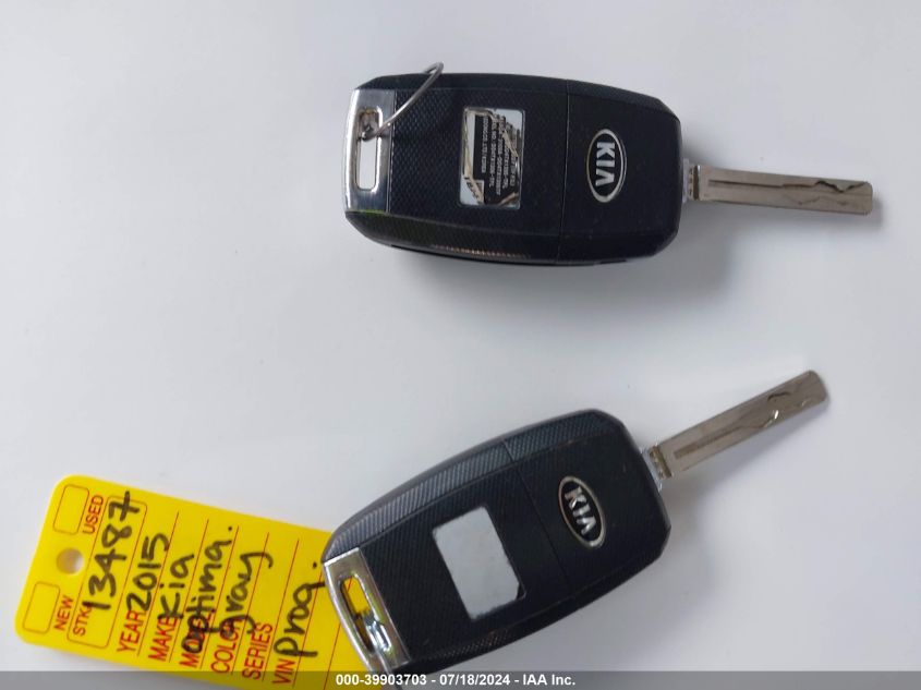 2015 Kia Optima Lx VIN: 5XXGM4A75FG419474 Lot: 39903703