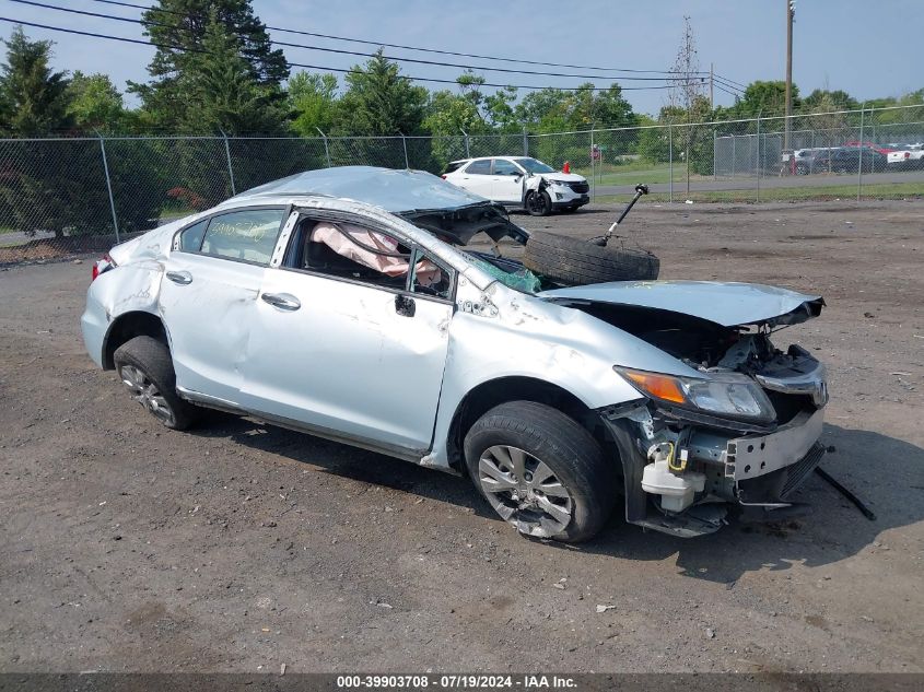 2012 Honda Civic Lx VIN: 2HGFB2F56CH593173 Lot: 39903708