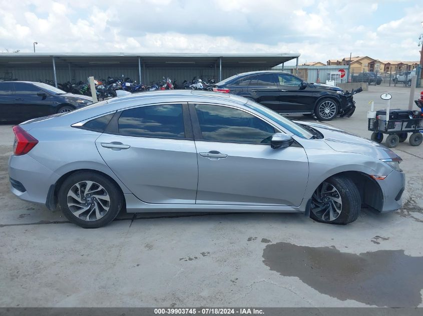 2018 Honda Civic Ex VIN: 19XFC2F70JE016998 Lot: 39903745