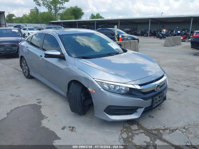 2018 Honda Civic Ex VIN: 19XFC2F70JE016998 Lot: 39903745