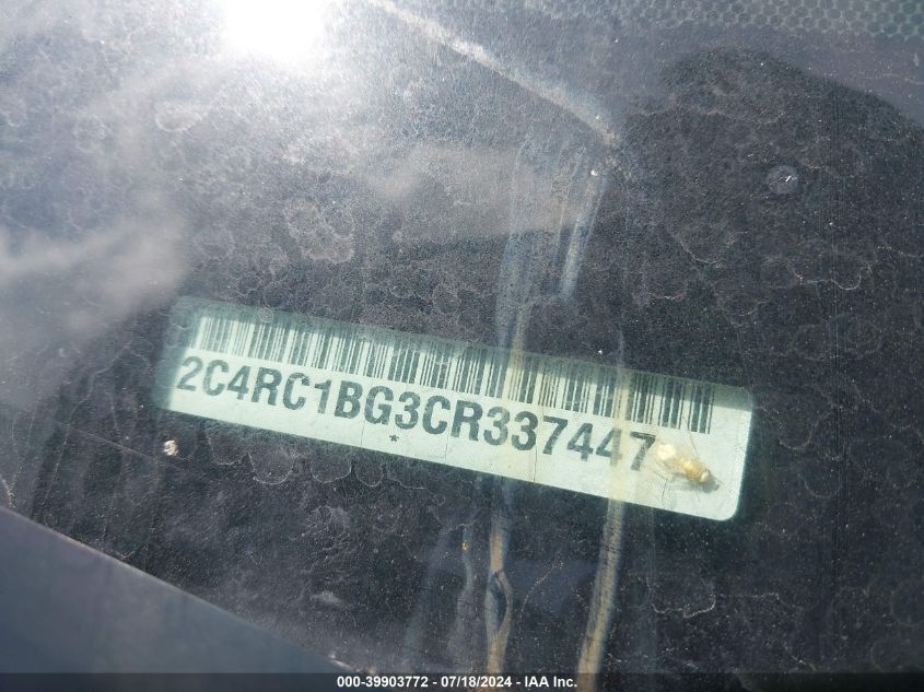 2012 Chrysler Town & Country Touring VIN: 2C4RC1BG3CR337447 Lot: 39903772