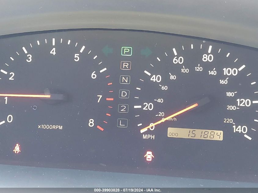 2000 Lexus Es 300 VIN: JT8BF28G3Y5086356 Lot: 39903828