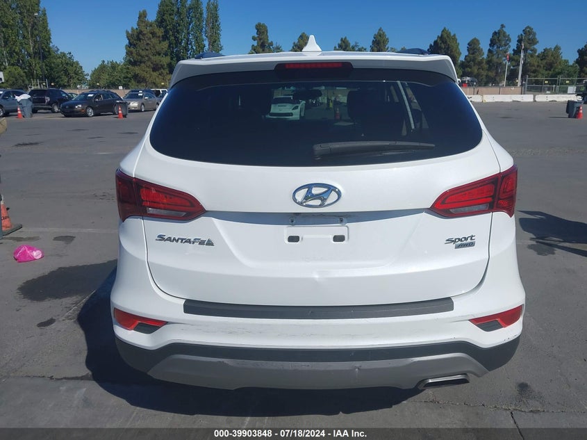2017 Hyundai Santa Fe Sport 2.4L VIN: 5NMZUDLB8HH032920 Lot: 39903848