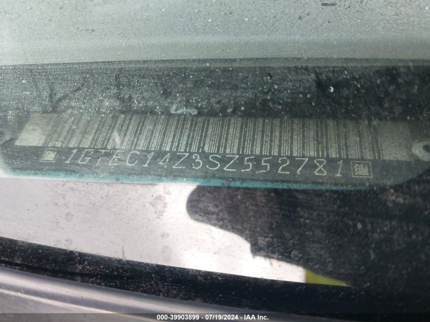 1995 GMC Sierra C1500 VIN: 1GTEC14Z3SZ552781 Lot: 39903899