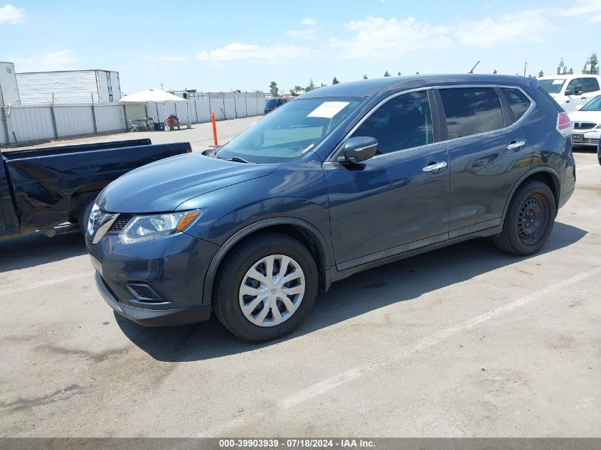 2015 Nissan Rogue S VIN: 5N1AT2MT7FC784157 Lot: 39903939