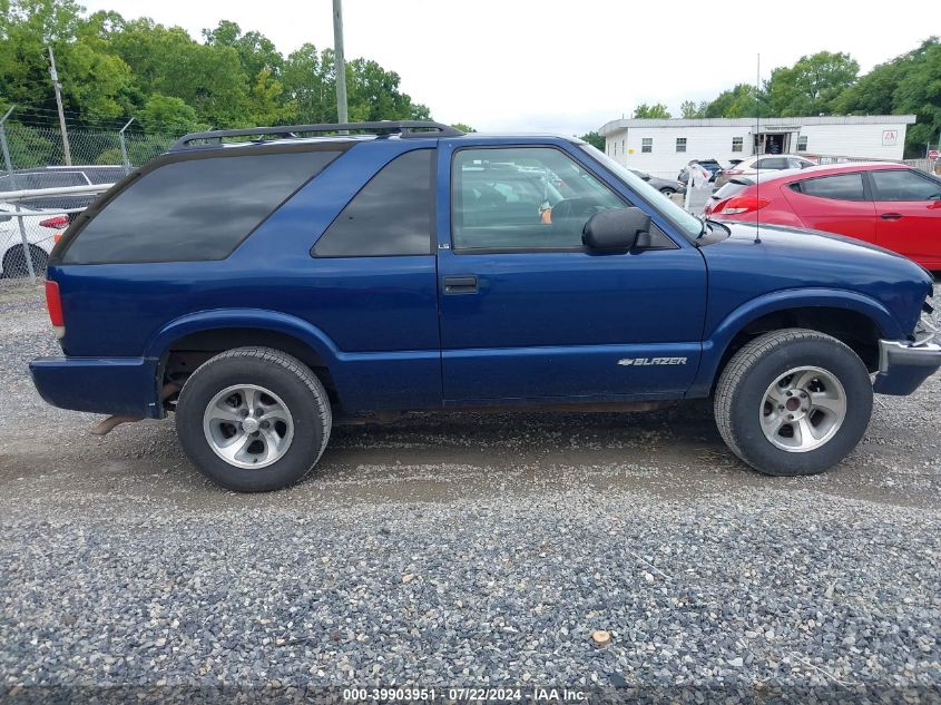 2001 Chevrolet Blazer Ls VIN: 1GNCS18W91K133035 Lot: 39903951