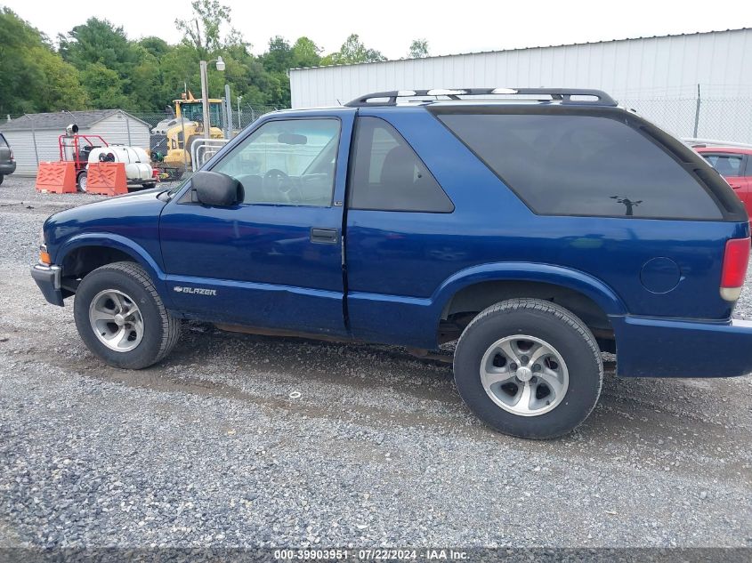 2001 Chevrolet Blazer Ls VIN: 1GNCS18W91K133035 Lot: 39903951