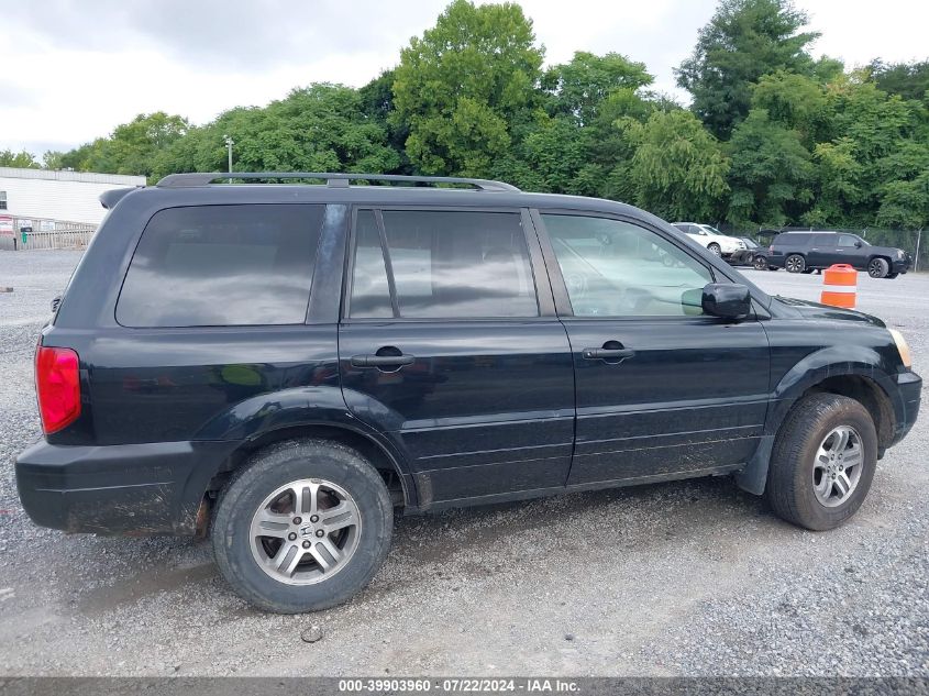 2004 Honda Pilot Ex-L VIN: 2HKYF18544H537860 Lot: 39903960