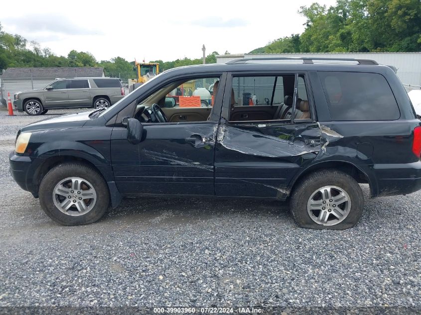 2004 Honda Pilot Ex-L VIN: 2HKYF18544H537860 Lot: 39903960