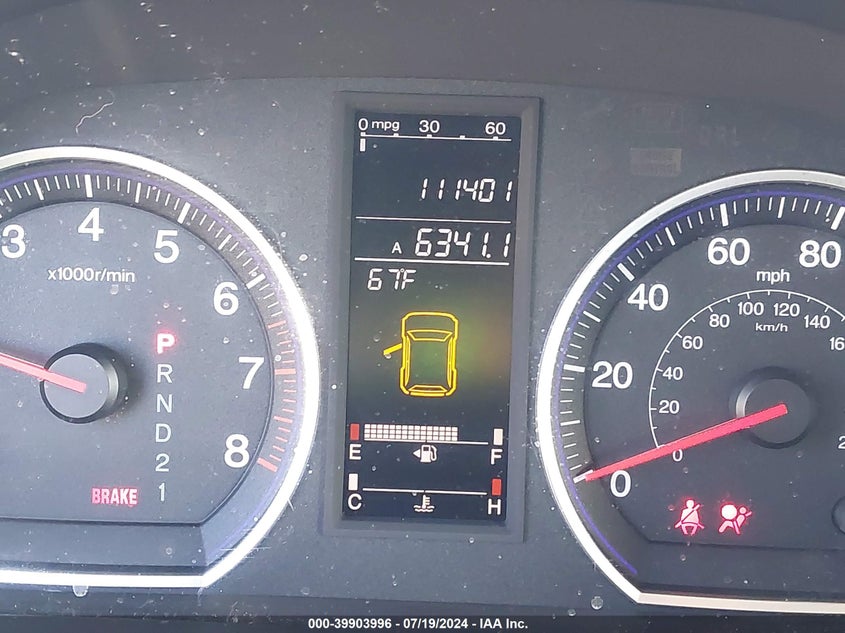 2007 Honda Cr-V Ex-L VIN: JHLRE38717C058822 Lot: 39903996