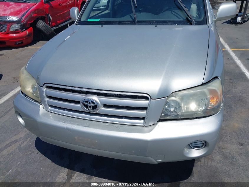 2004 Toyota Highlander VIN: JTEDD21A040088185 Lot: 39904018