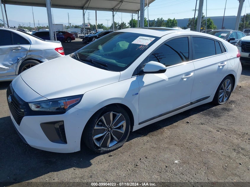 2018 HYUNDAI IONIQ HYBRID LIMITED - KMHC85LC5JU064985