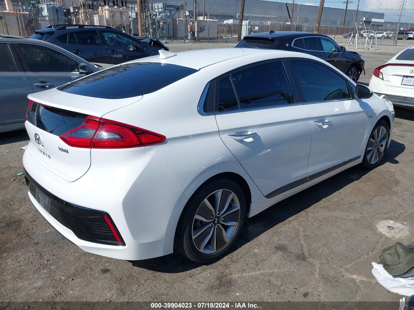2018 HYUNDAI IONIQ HYBRID LIMITED - KMHC85LC5JU064985