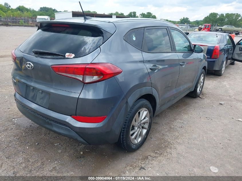 2016 Hyundai Tucson Se VIN: KM8J33A42GU100906 Lot: 39904064