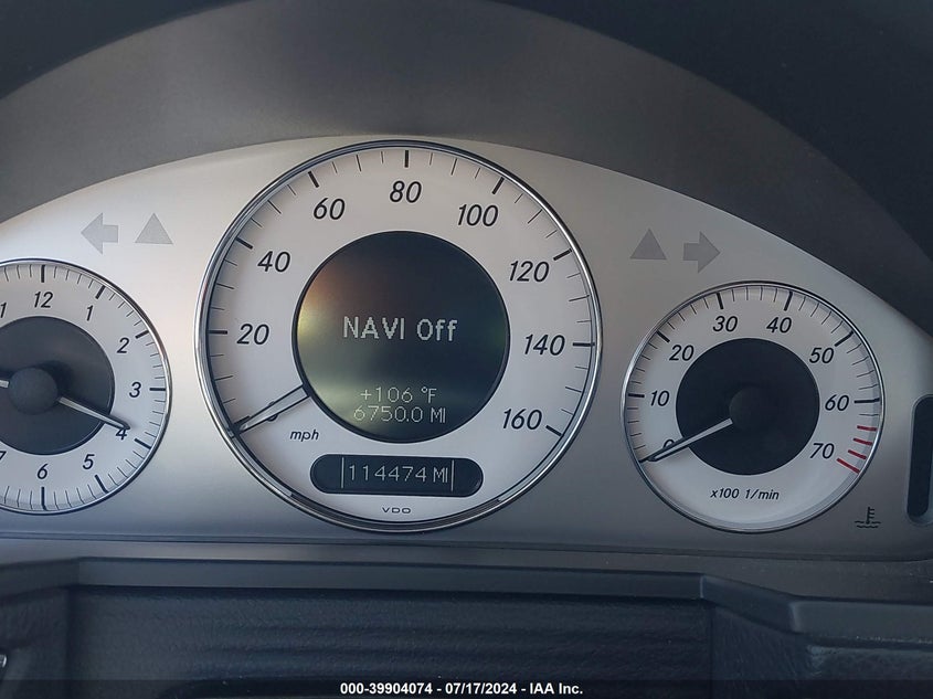 2009 Mercedes-Benz E 350 VIN: WDBUF56X19B361206 Lot: 39904074