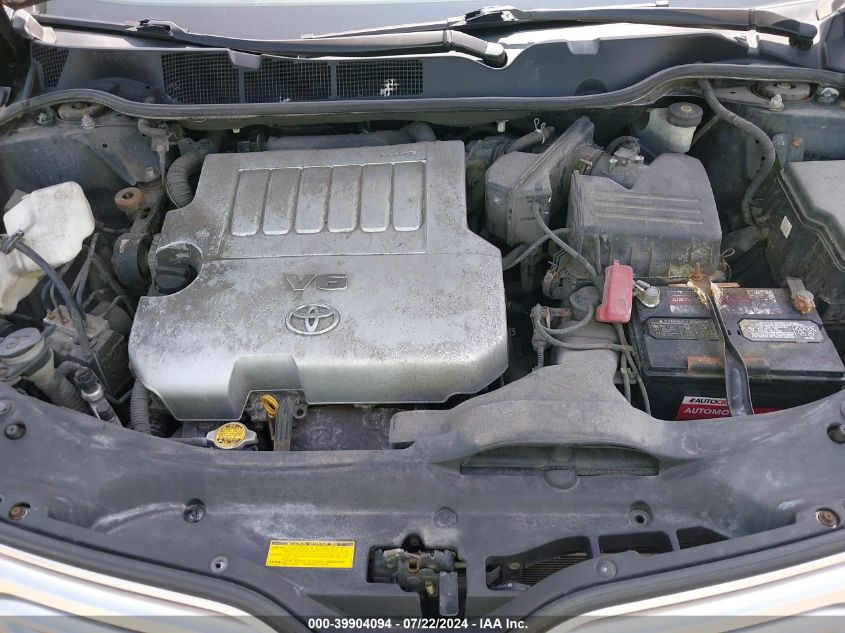 2012 Toyota Venza Le V6 VIN: 4T3ZK3BB2CU049895 Lot: 39904094