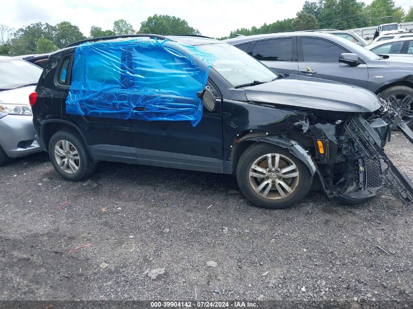2016 Volkswagen Tiguan S VIN: WVGBV7AX2GW514501 Lot: 39904142
