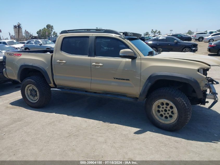 2018 Toyota Tacoma Dbl Cab/Sr/Trdspt/Or/Pro VIN: 5TFCZ5ANXJX165413 Lot: 39904150