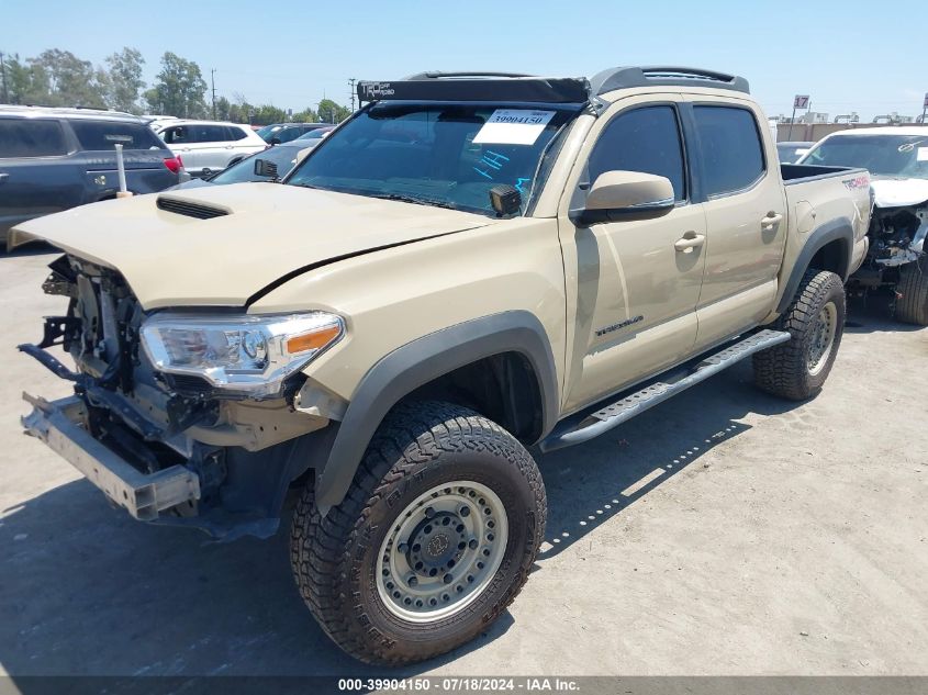 2018 Toyota Tacoma Dbl Cab/Sr/Trdspt/Or/Pro VIN: 5TFCZ5ANXJX165413 Lot: 39904150