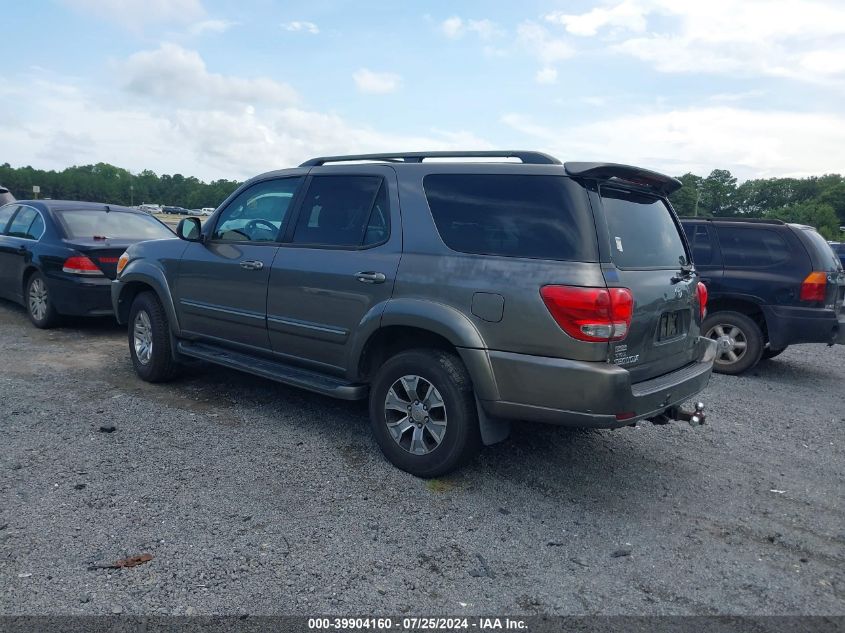 2006 Toyota Sequoia Sr5 V8 VIN: 5TDZT34A16S284070 Lot: 39904160
