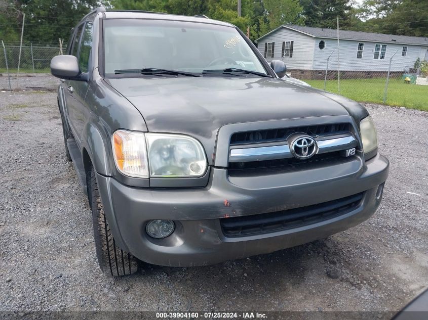 2006 Toyota Sequoia Sr5 V8 VIN: 5TDZT34A16S284070 Lot: 39904160