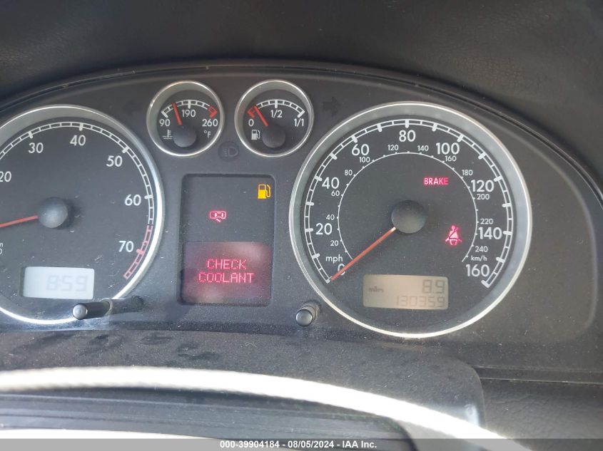 2004 Volkswagen Passat Gls VIN: WVWPD63B24P090218 Lot: 39904184