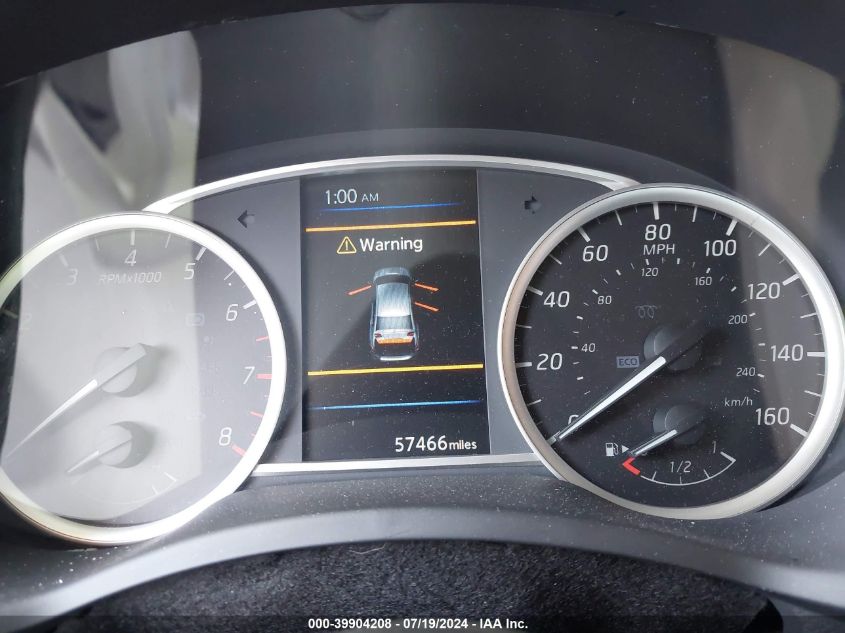 2019 Nissan Sentra Sv VIN: 3N1AB7AP1KY376155 Lot: 39904208