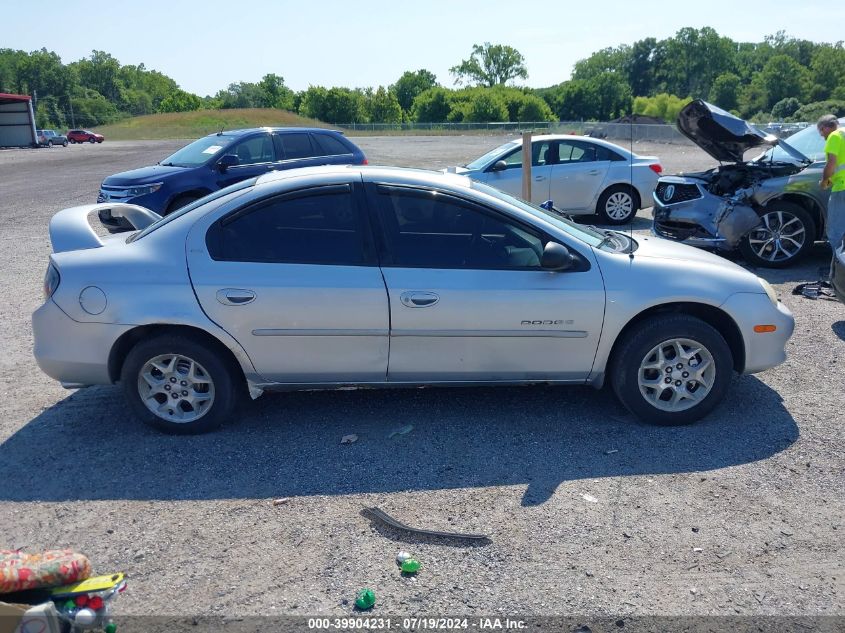 2001 Dodge Neon Se/Es VIN: 1B3ES46C91D165968 Lot: 39904231