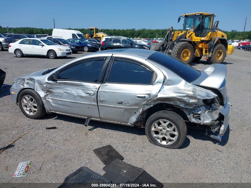 2001 Dodge Neon Se/Es VIN: 1B3ES46C91D165968 Lot: 39904231