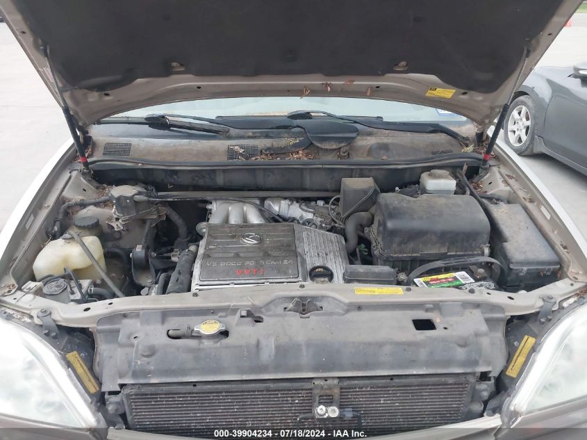 2001 Lexus Rx 300 300 VIN: JTJHF10UX10234347 Lot: 39904234