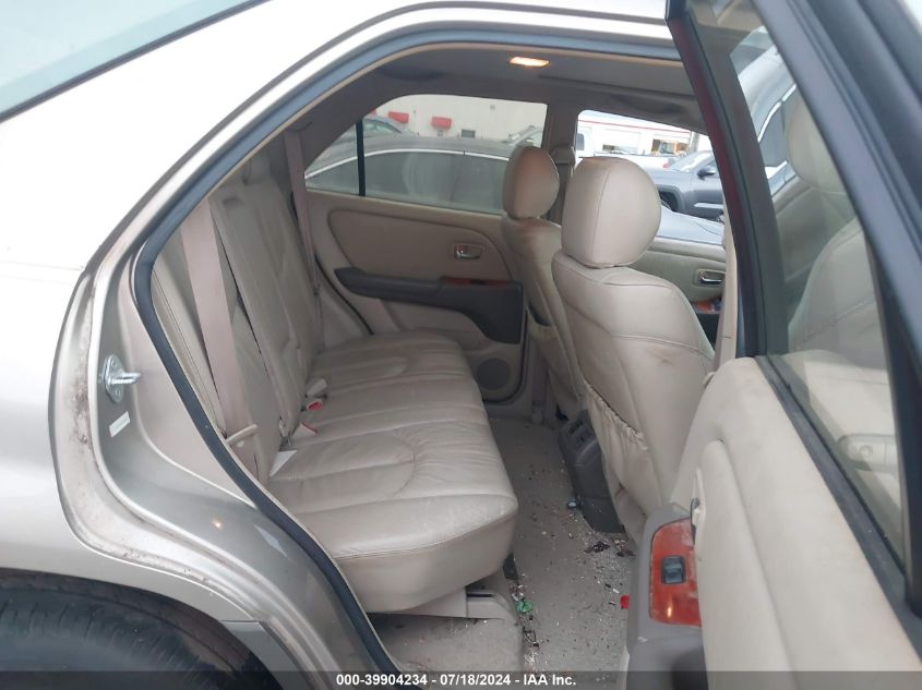 2001 Lexus Rx 300 300 VIN: JTJHF10UX10234347 Lot: 39904234