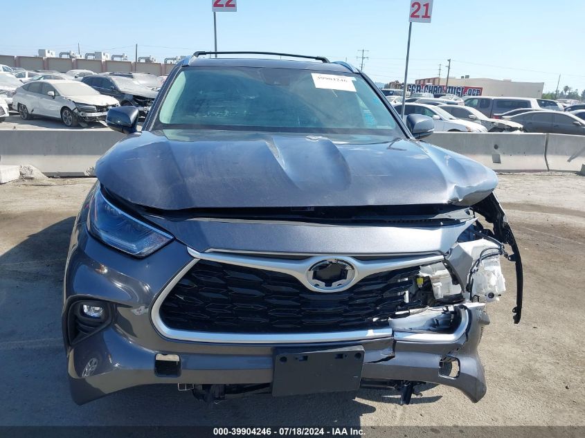 2021 Toyota Highlander Xle VIN: 5TDHZRAH6MS527724 Lot: 39904246