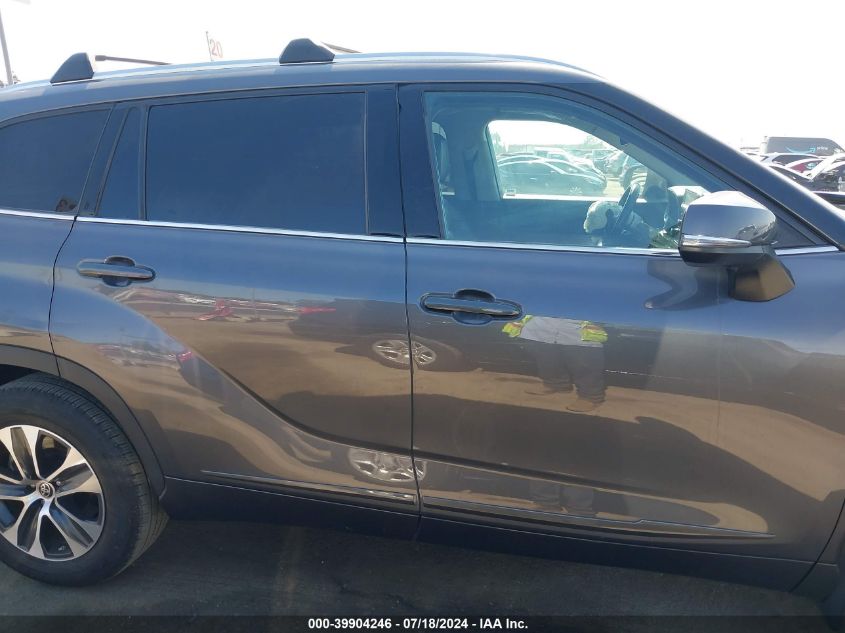 2021 Toyota Highlander Xle VIN: 5TDHZRAH6MS527724 Lot: 39904246