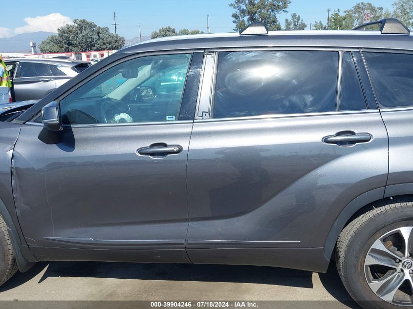 2021 Toyota Highlander Xle VIN: 5TDHZRAH6MS527724 Lot: 39904246