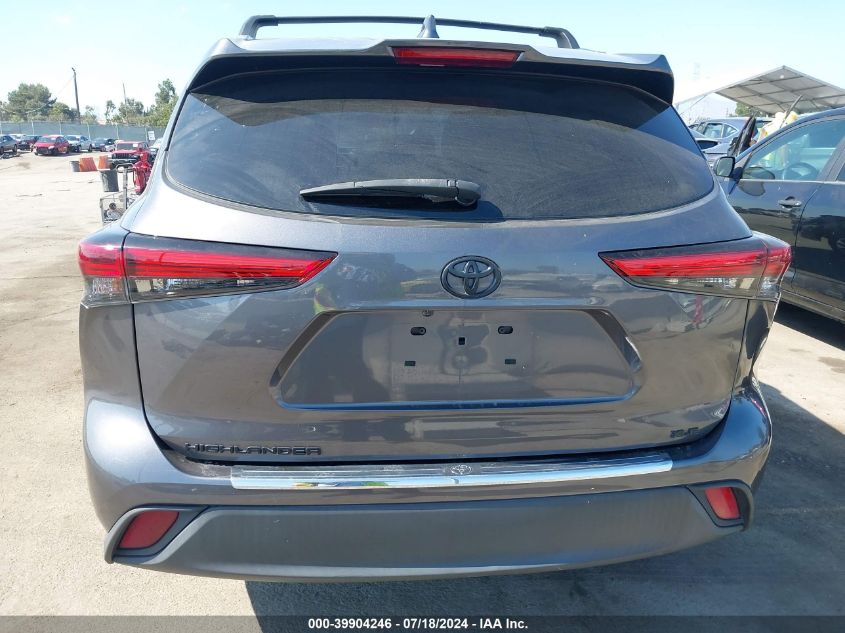 2021 Toyota Highlander Xle VIN: 5TDHZRAH6MS527724 Lot: 39904246