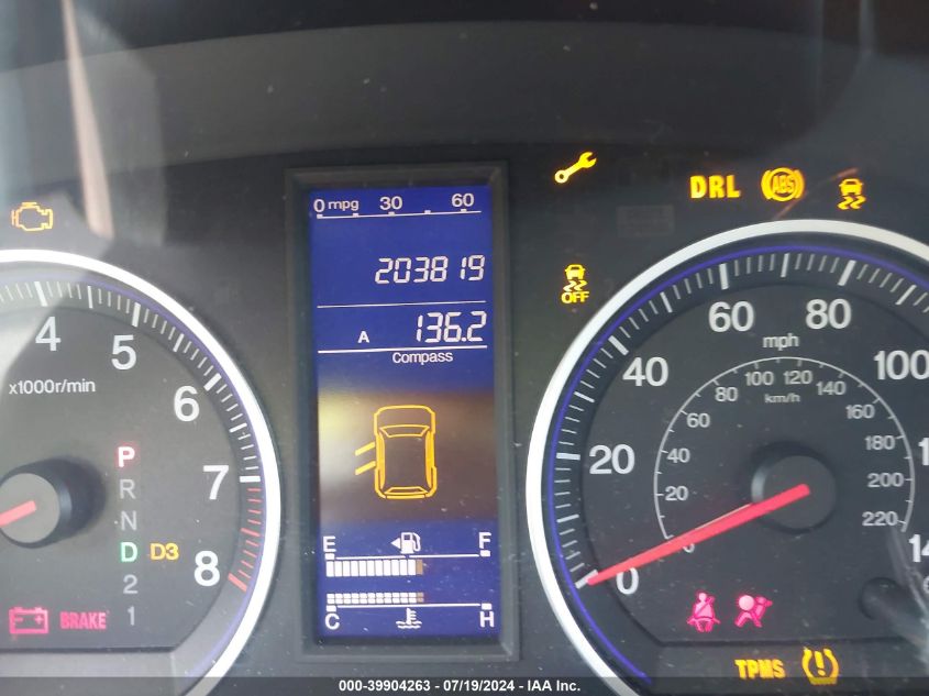 2010 Honda Cr-V Ex VIN: 5J6RE4H57AL050968 Lot: 39904263