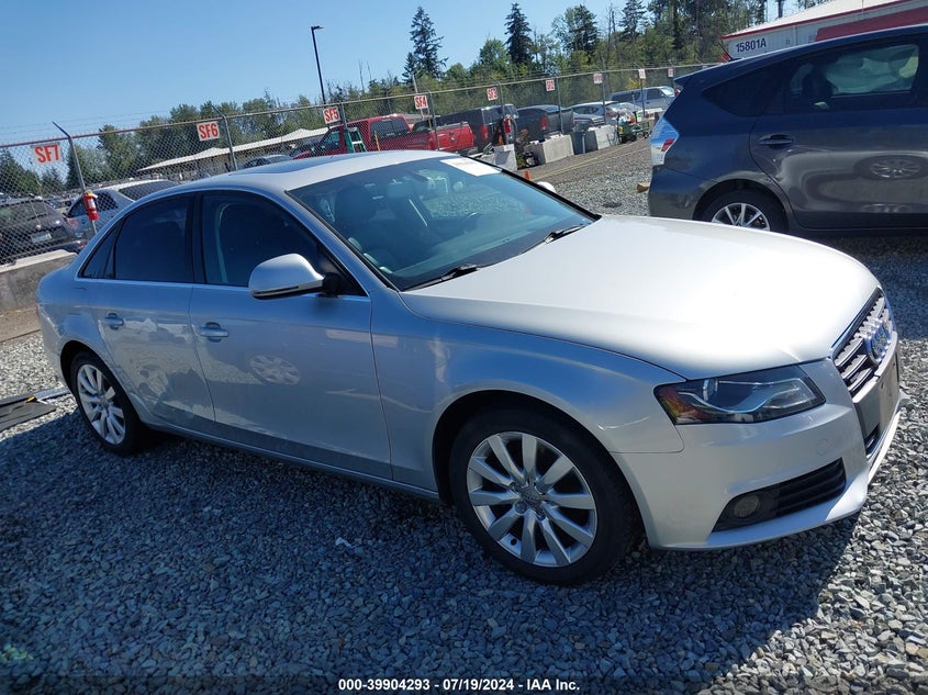 2009 Audi A4 2.0T Premium VIN: WAUSF78K39N014655 Lot: 39904293