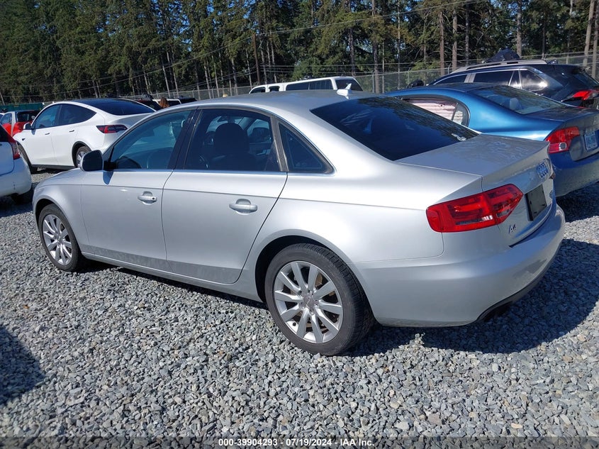 2009 Audi A4 2.0T Premium VIN: WAUSF78K39N014655 Lot: 39904293