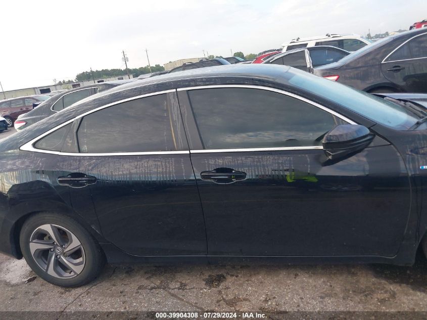 2019 Honda Insight Ex VIN: 19XZE4F58KE010000 Lot: 39904308