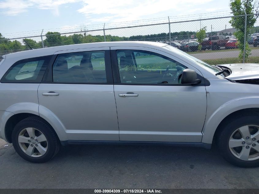 2013 Dodge Journey American Value Pkg VIN: 3C4PDCABXDT587448 Lot: 39904309