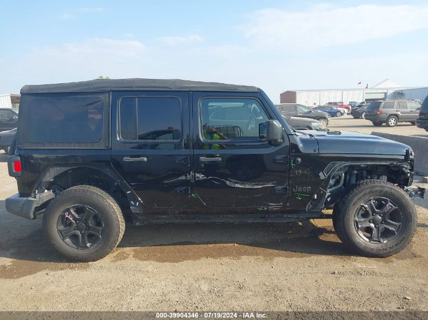 2018 Jeep Wrangler Unlimited Sport S 4X4 VIN: 1C4HJXDG9JW165110 Lot: 39904346