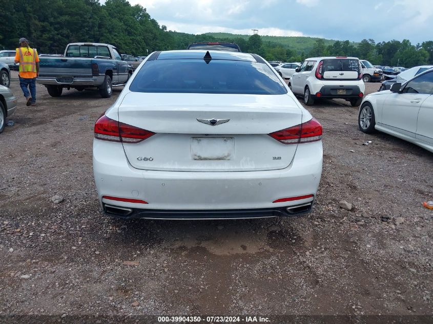 2018 Genesis G80 Premium/Ultimate VIN: KMHGN4JE1JU270913 Lot: 39904350