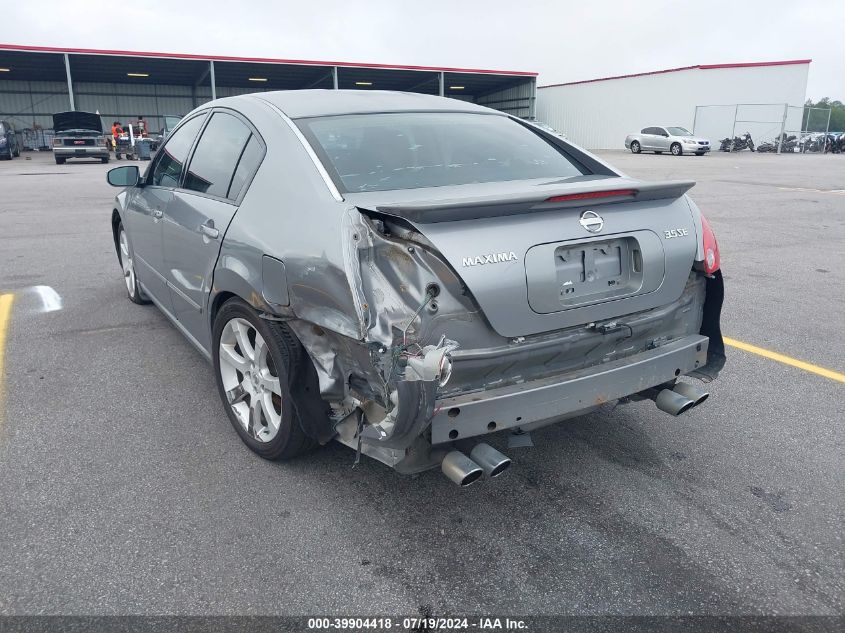 2008 Nissan Maxima 3.5 Se VIN: 1N4BA41E58C817343 Lot: 39904418