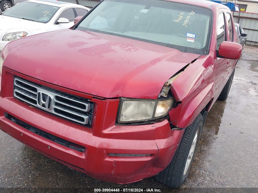 2006 Honda Ridgeline Rtl VIN: 2HJYK16566H509824 Lot: 39904448