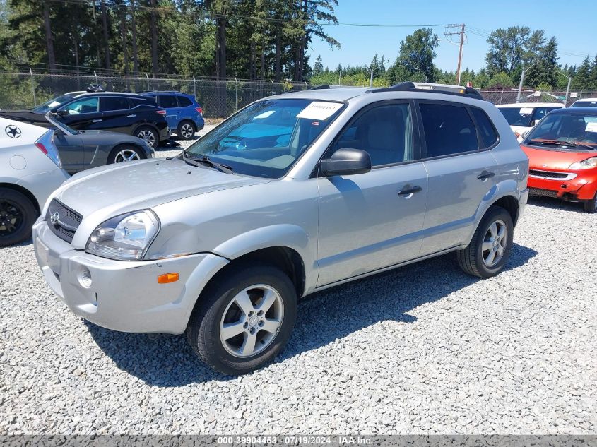 2007 Hyundai Tucson Gls VIN: KM8JM12B57U652396 Lot: 39904453