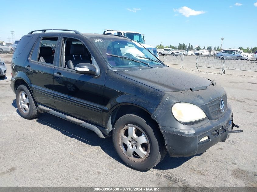 2003 Mercedes-Benz Ml 320 320 VIN: 4JGAB54E73A401010 Lot: 39904530